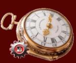 Reloj de bolsillo antigüo Verge Fusee de 1780_1